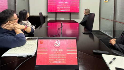 学八项规定 强作风建设 | 华夏阳光党支部党课学习活动